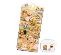 Simpatici adesivi 3D - PVC | Adorabili piccoli adsivi 3D per bambini e adulti | Piccoli adsvi per custodia del telefono, notebook, album | Simpatici adsvi per creare e regalare