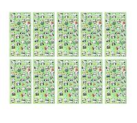 Simpatici Adesivi 3D - Set Di Decalcomanie Panda Da 10 Pezzi, Adesivi Cartoni Animati Di Lunga Durata Per Bambini, Famiglia E Amici | Adesivii Durevoli Per Interni Ed Esterni Per Frigorifero, Agenda