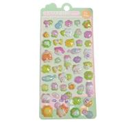 Simpatici adesivi a bolle, riutilizzabili e rimovibili, cartoni animati, decalcomanie divertenti e adesivi per animali, per feste di bambini, aule, diario, scrapbooking, custodia per computer