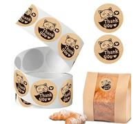 Simpatici Adesivi Di Ringraziamento - Decalcomanie Con Design Di Gatti Divertenti Da 500 Pezzi, Adesivi Per Ristoranti, Scuole, Aule, Uffici, Insegnanti, Studenti, Scrapbooking, Ar