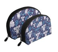 Simpatici animali degli orsi koala australiani, Borsa per trucco a conchiglia Portamonete da donna Borsa da toilette piccola Borsa per cosmetici 2 pezzi