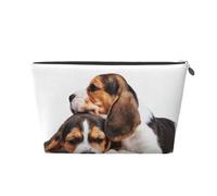 Simpatici animali domestici Cuccioli di Beagle Cani, Borsa da toilette Borsa per trucco Borsa per cosmetici Borsa da toilette da viaggio portatile