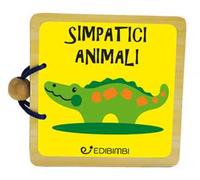 Simpatici animali. Libri in legno. Ediz. a colori