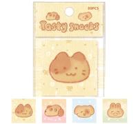 Simpatici blocchi per appunti - Blocco note serie Bakery, Blocco note con messaggi di materiale per quaderni | Blocchi appunti per messaggi, promemoria su carta, blocchi note per account