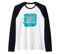 Simpatici Calzini Fuzzy Forever Emblem per Ragazzi e Ragazze Maglia con Maniche Raglan