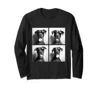Simpatici cani alani occhiali da sole Foto Alano divertente Maglia a Manica