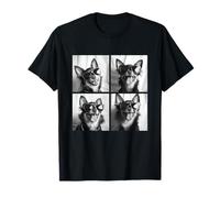 Simpatici chihuahua con occhiali da sole simpatici animali domestici umorismo cani carini Maglietta