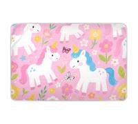 Simpatici copri fasciatoio riutilizzabili con unicorni bianchi in stile cartone animato, morbidi e assorbenti, lavabili in lavatrice, prodotti per la biancheria da letto per bambini, adulti e animali