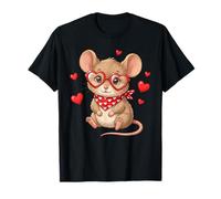 Simpatici Cuori di Topolino per Gli Amanti del Mouse e Le Coppie Maglietta