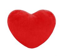Simpatici cuscini a forma di cuore per San Valentino, regalo di San Valentino, per divano, soggiorno, camera da letto (30 cm, rosso)