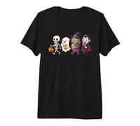 Simpatici di Halloween Mostri Scheletro Fantasma Maglietta Premium