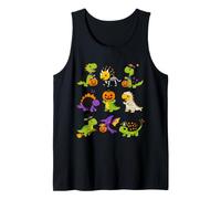 Simpatici Dinosauri di Halloween preistorici T-Rex Dino Lovers Canotta