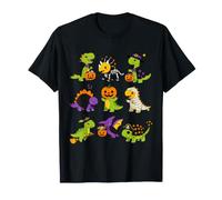 Simpatici Dinosauri di Halloween preistorici T-Rex Dino Lovers Maglietta