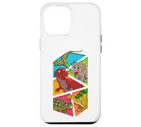 Simpatici dinosauri - T-Rex, triceratopo, stegosauro e altro ancora Custodia per iPhone 12 Pro Max