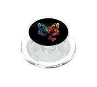 Simpatici disegni colorati di farfalle Silouhette farfalle PopSockets PopGrip per MagSafe