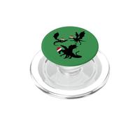 Simpatici draghi natalizi PopSockets PopGrip per MagSafe