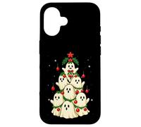 Simpatici fantasmi albero di Natale Creepy Haunted XMAS Custodia per iPhone 16