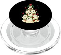 Simpatici fantasmi albero di Natale Creepy Haunted XMAS PopSockets PopGrip per MagSafe
