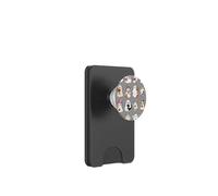 Simpatici fantasmi con animali domestici e accessori autunnali divertente Halloween PopSockets PopWallet per MagSafe