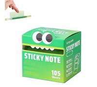 Simpatici foglietti adesivi con motivo di mostri, confezione da 105 pezzi, divertenti e pastello, con animali pastello, scatole autoadesive per appunti, piccole cose da fare, note per postare le note