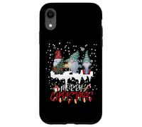 Simpatici gnomi natalizi con luce natalizia Custodia per iPhone XR