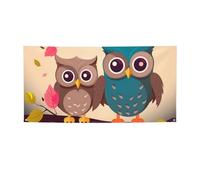 Simpatici gufi banner e cartelli per esterni e interni banner decorazione per feste banner personalizzato con occhielli sfondo compleanno segno poster sfondo foto sfondo per eventi di nozze piccolo