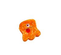 Simpatici mini fermagli for capelli, divertenti fermagli for piccoli mostri, Fermaglio per capelli con frangia(Orange 4.5cm)