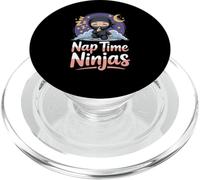 Simpatici ninja dell'ora del pisolino, amanti della nanna PopSockets PopGrip per MagSafe