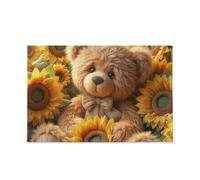 Simpatici orsacchiotti girasoli puzzle puzzle divertente puzzle per adulti 1000 pezzi