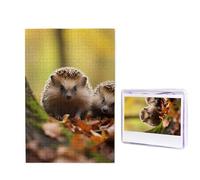 Simpatici piccoli ricci puzzle da 1000 pezzi puzzle personalizzati in legno per adulti foto puzzle arte appeso alla parete decorazione per compleanno, matrimonio, San Valentino, anniversario