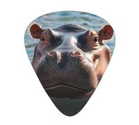 Simpatici plettri per chitarra ippopotami - Plettri lisci e durevoli per chitarra acustica, elettrica e basso, regalo perfetto per gli amanti della chitarra e i musicisti