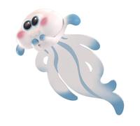 Simpatici segnalibri 3D | dolce e divertente decorazione da tavolo con clip - personaggi meduse e mantaroche, per lettori di tutte le età come regalo di compleanno