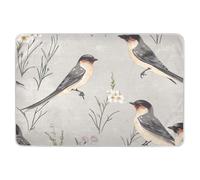 Simpatici tappetini per pannolini riutilizzabili extra large con rondine e uccellini, morbidi e assorbenti, per bambini, 132,1 x 86,4 cm (lunghezza x larghezza)