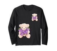 Simpatico 2 Orsi Divertente Design Unisex Per Uomini Donne Bambini Tee Maglia a Manica