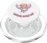 Simpatico accendino con angelo "Every Trans Pride Day Positivity" PopSockets PopGrip per MagSafe