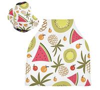 Simpatico Ananas Artistico Passeggino Tettoia Copri Seggiolino Copertura Infermieristica Auto per Bambini per L'Allattamento Al Seno Morbido Traspirante Elastica Tettuccio