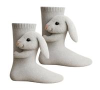 Simpatico animale 3D divertente maglia spessa | a maglia 3D a forma di animale, termici invernali per adulti ragazze casa autunno Natale vacanze