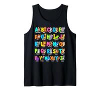 Simpatico Animale Alfabeto A, B, C Lettere Bambini apprendimento Design Canotta