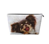 Simpatico animale cane Chihuahua, Borsa da toilette Borsa per trucco Borsa per cosmetici Borsa da toilette da viaggio portatile