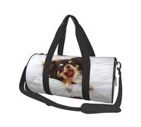 Simpatico animale cane Chihuahua, Borsone da viaggio di grande capacità Borsa rotonda Borsa da viaggio sportiva Borsa da viaggio Borsa da fitness