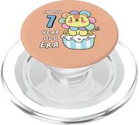 Simpatico animale divertente per il 7° compleanno, leone nella mia era di 7 anni PopSockets PopGrip per MagSafe
