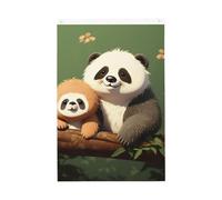 Simpatico animale e bradipo bandiera da giardino di benvenuto 2 x 3 ft double face no dissolvenza bandiere casa cortile sfondo foto banner festa per cortile portico prato decorazione esterna