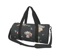 Simpatico animale Koala 3D, Borsone da viaggio di grande capacità Borsa rotonda Borsa da viaggio sportiva Borsa da viaggio Borsa da fitness