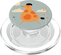 Simpatico animale maculato stile ingenuo semplice arte giocosa PopSockets PopGrip per MagSafe