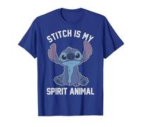 Simpatico animaletto Disney Lilo & Stitch Maglietta, Uomo, Blu Reale, M