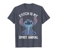 Simpatico animaletto Disney Lilo & Stitch Maglietta, Uomo, Pervinca, M