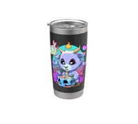 Simpatico Anime Con Baphomet E Una Zuppa Di Ramen Bicchiere termico in acciaio inox doppia parete