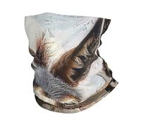 Simpatico Asino Rustico Animale da Fattoria Divertente Unisex Fascia per Capelli Multifunzione Ghetta da Collo Elastico Sciarpa al Collo per Motocicletta Ciclismo Pesca