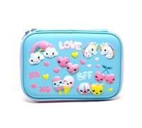 Simpatico astuccio coreano di grande capacità, multifunzionale, Kawaii, portapenne per la scuola, per ragazze e ragazzi, Q