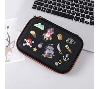 Simpatico astuccio coreano di grande capacità, multifunzionale, Kawaii, portapenne per la scuola, per ragazze e ragazzi, F